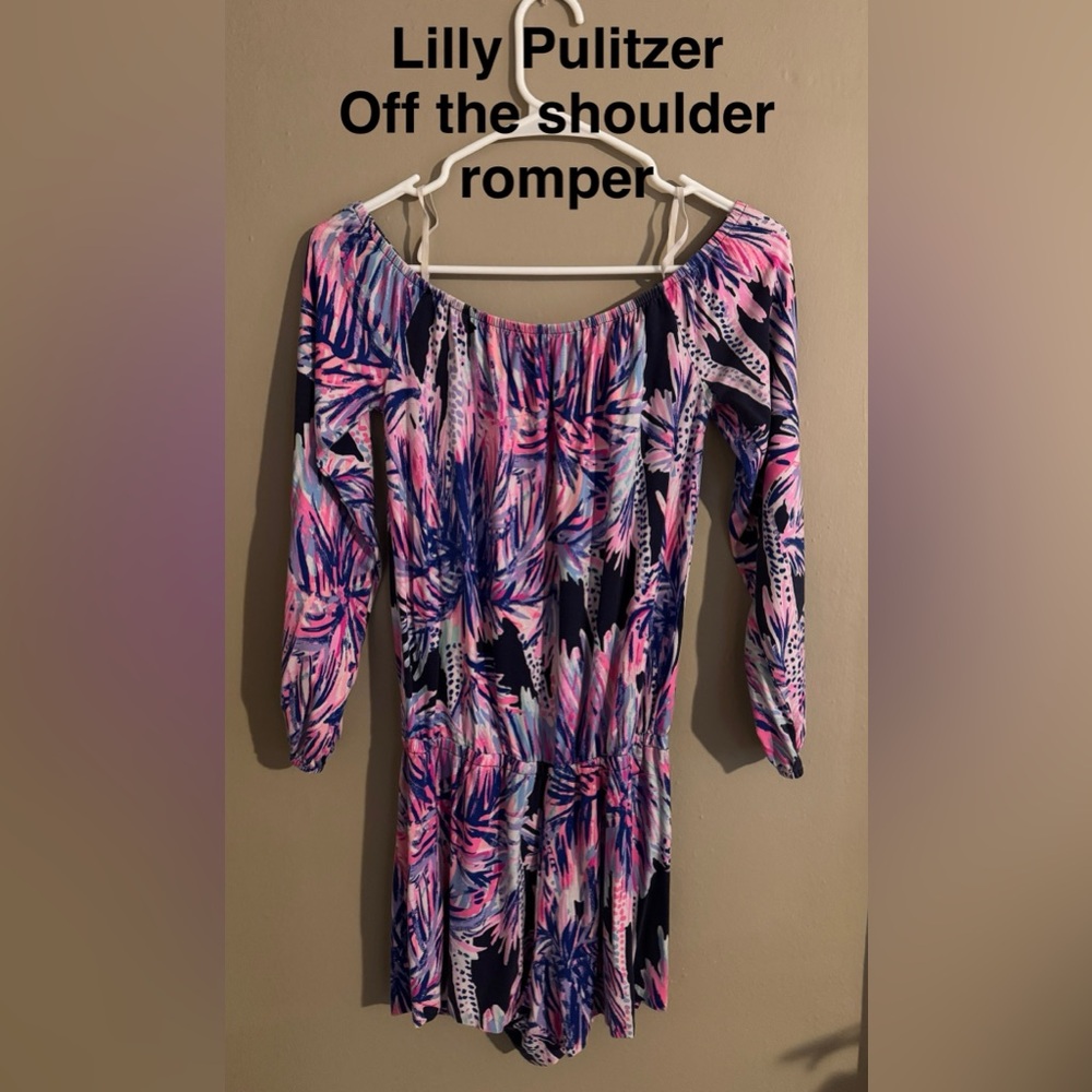 Colorful Off-Shoulder romper